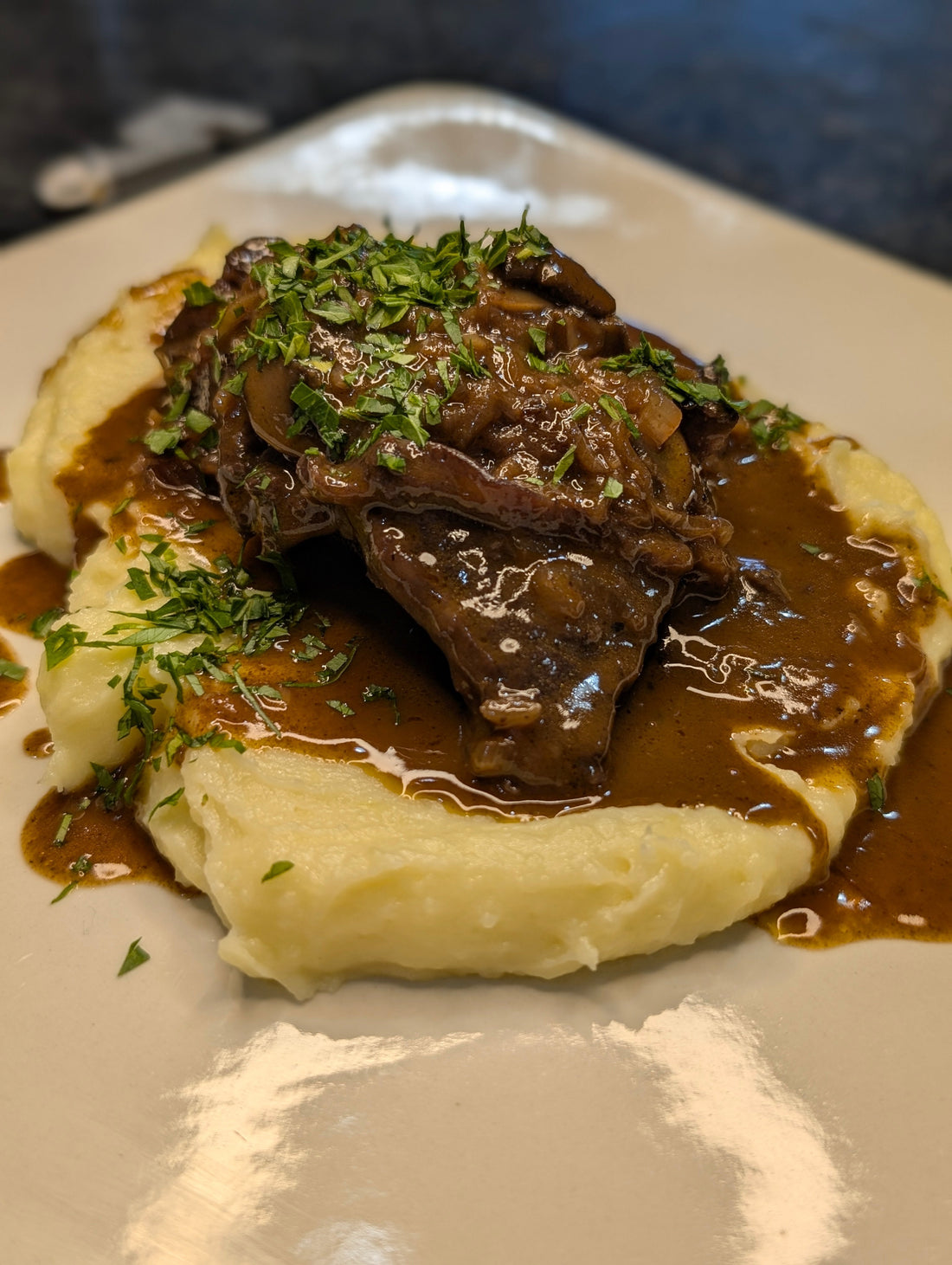 Braised Beef Short Ribs with Pomme Purée