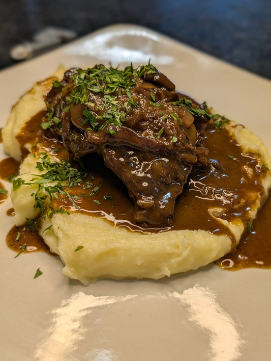 Braised Beef Short Ribs with Pomme Purée