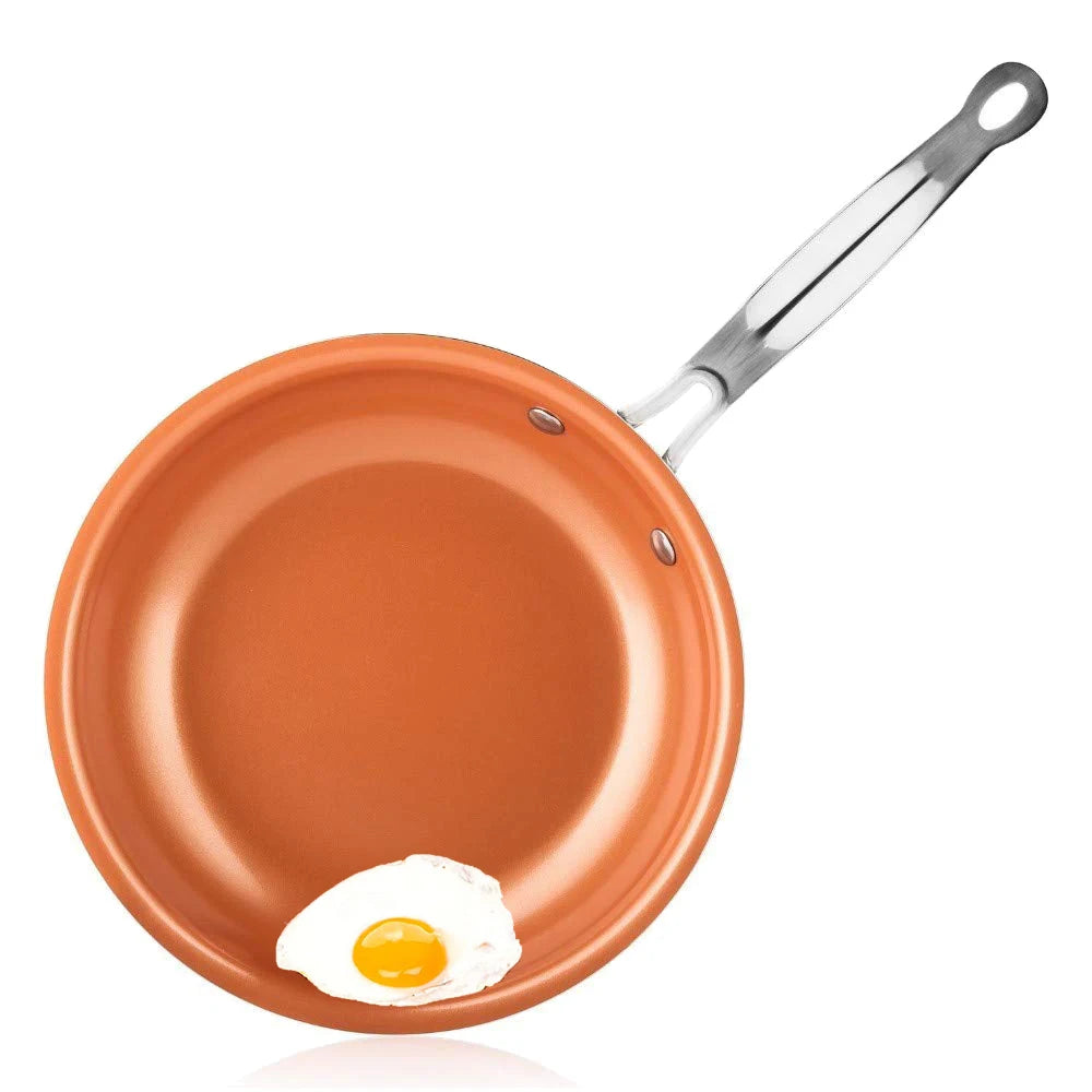 Nonstick Frying Pan with Ceramic Titanium Coating - Willow & Wisk