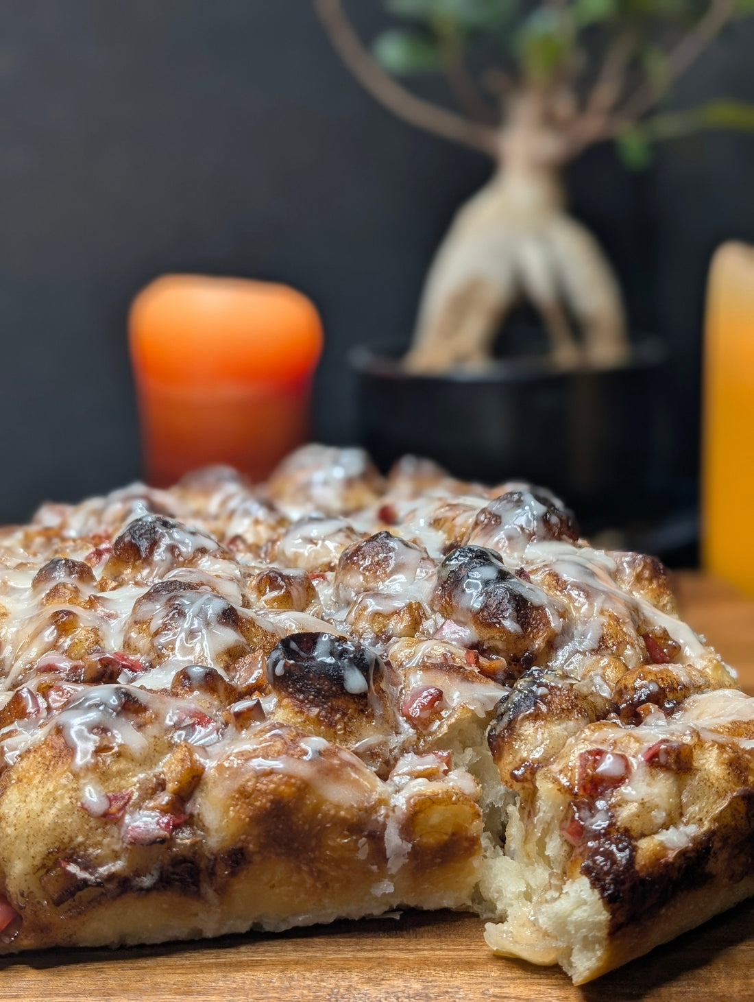 Apple Fritter Focaccia Bread (Easy Fall Dessert)