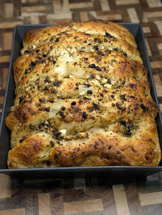 Easy No-Knead Focaccia Bread (Crispy Crust, 48 Hour Cold Ferment)