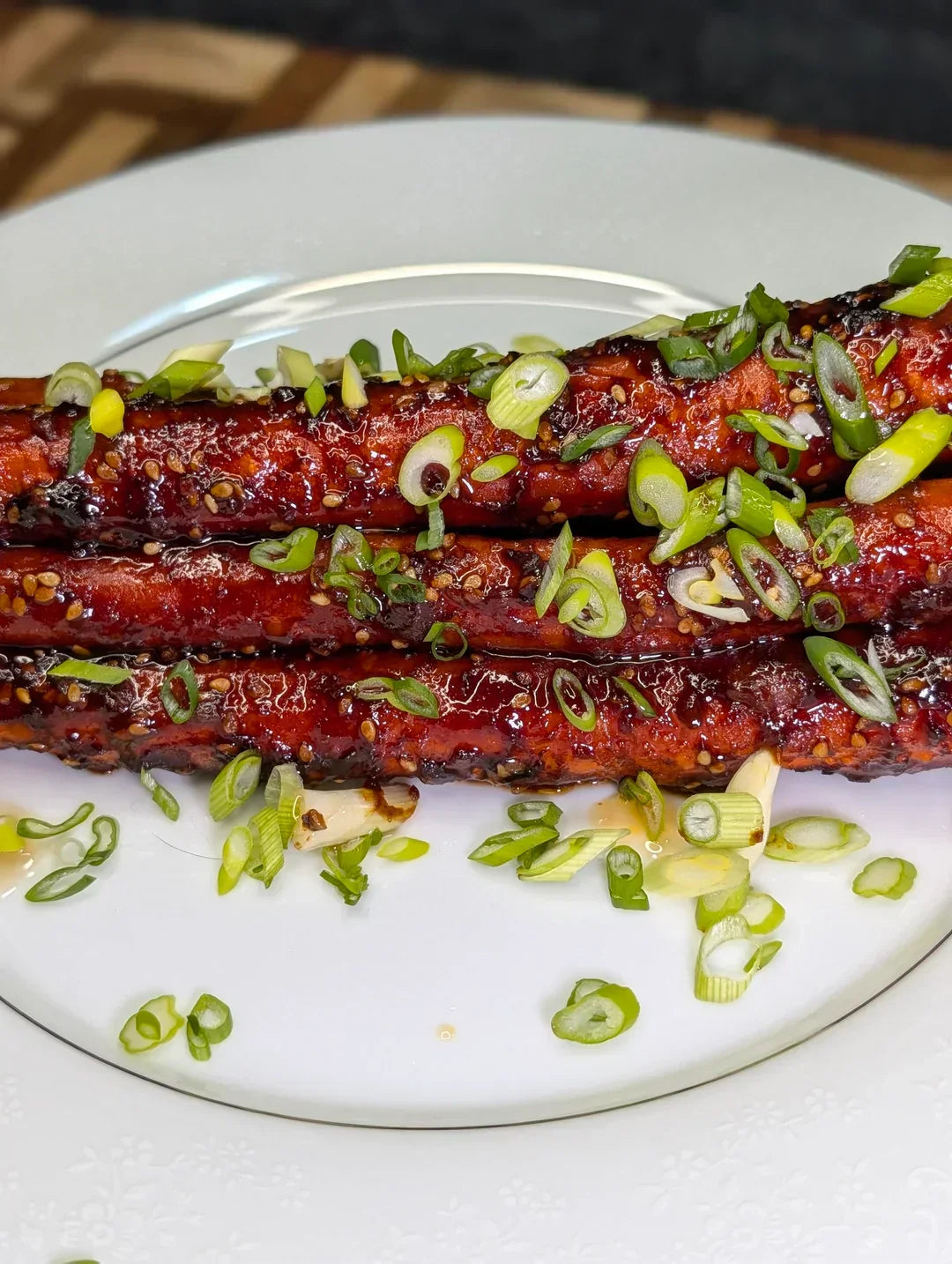 Miso Honey Roasted Carrots with Chili Crisp