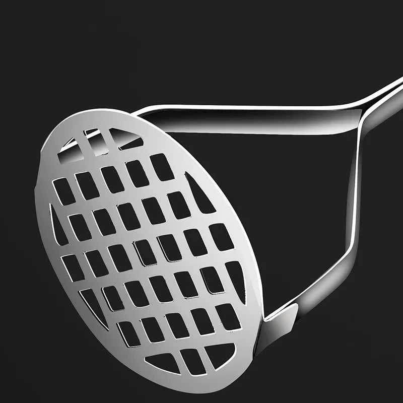 Stainless Steel Handheld Potato & Vegetable Masher – Effortless Mashing for Smooth Purees - Willow & Wisk