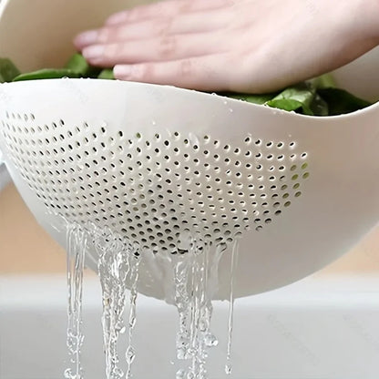 Multi-Purpose Kitchen Colander – Durable Strainer for Pasta, Vegetables, and More - Willow & Wisk