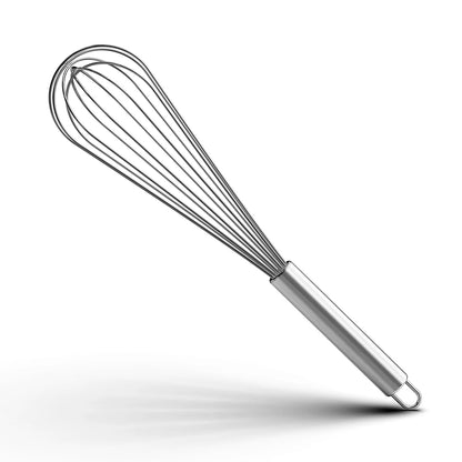 Premium Stainless Steel Balloon Whisk – Non-Stick Wire Whisk for Baking and Cooking (8", 10", 12") - Willow & Wisk