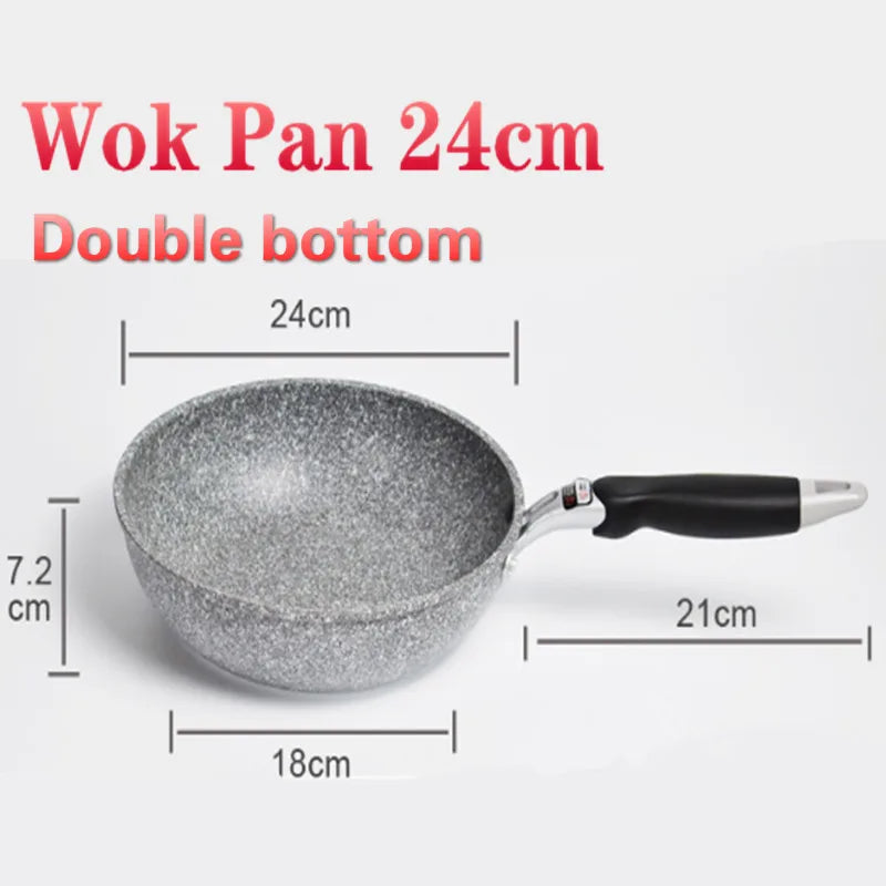 Durable Non-Stick Stone Frying Pan – Premium Ceramic Skillet for Healthy & Effortless Cooking - Willow & Wisk