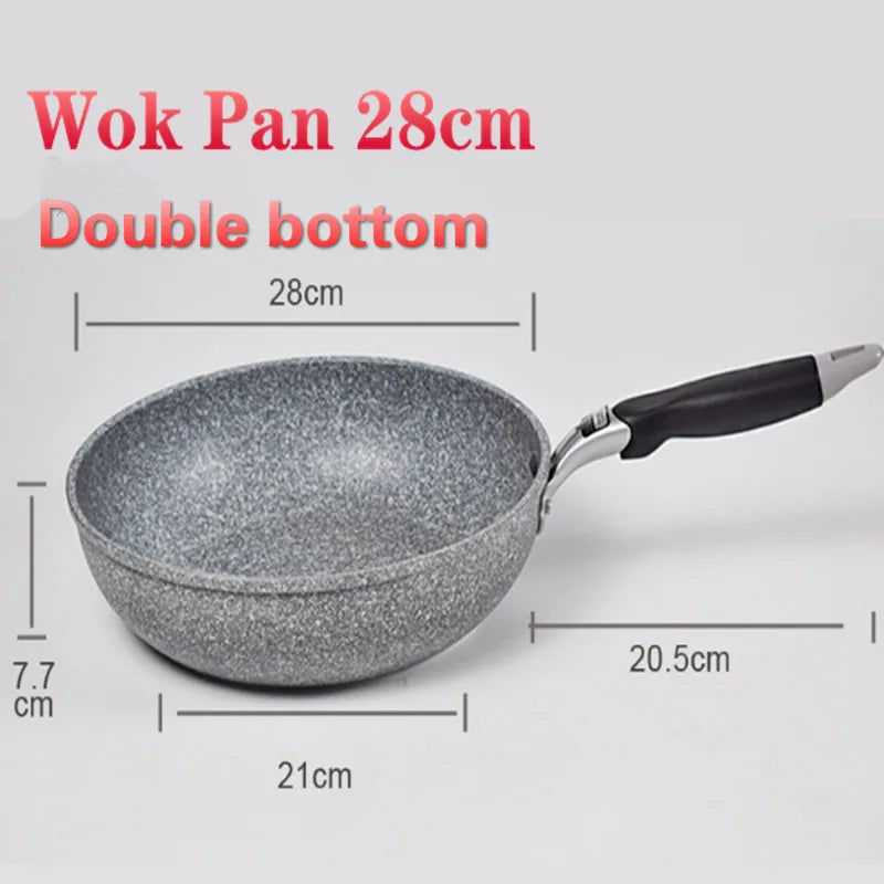 Durable Non-Stick Stone Frying Pan – Premium Ceramic Skillet for Healthy & Effortless Cooking - Willow & Wisk