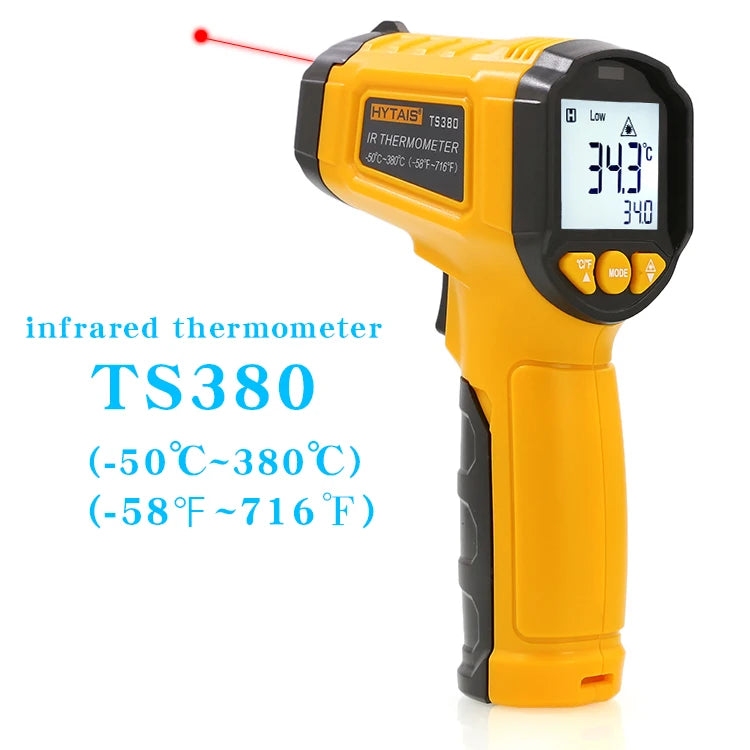 Handheld Infrared Thermometer – High-Precision Non-Contact Temperature Gauge for Industrial and Kitchen Use - Willow & Wisk