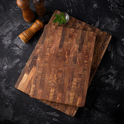 Premium Teak Wood Cutting Board – Large, Durable, and Professional Grade for Home Kitchens - Willow & Wisk