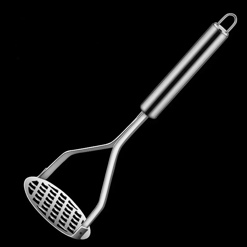 Stainless Steel Handheld Potato & Vegetable Masher – Effortless Mashing for Smooth Purees - Willow & Wisk