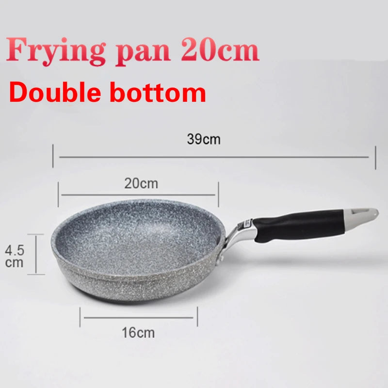 Durable Non-Stick Stone Frying Pan – Premium Ceramic Skillet for Healthy & Effortless Cooking - Willow & Wisk