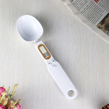 Digital Weighing Spoon Scale – Electronic Measuring Tool for Baking, Coffee, and Cooking - Willow & Wisk