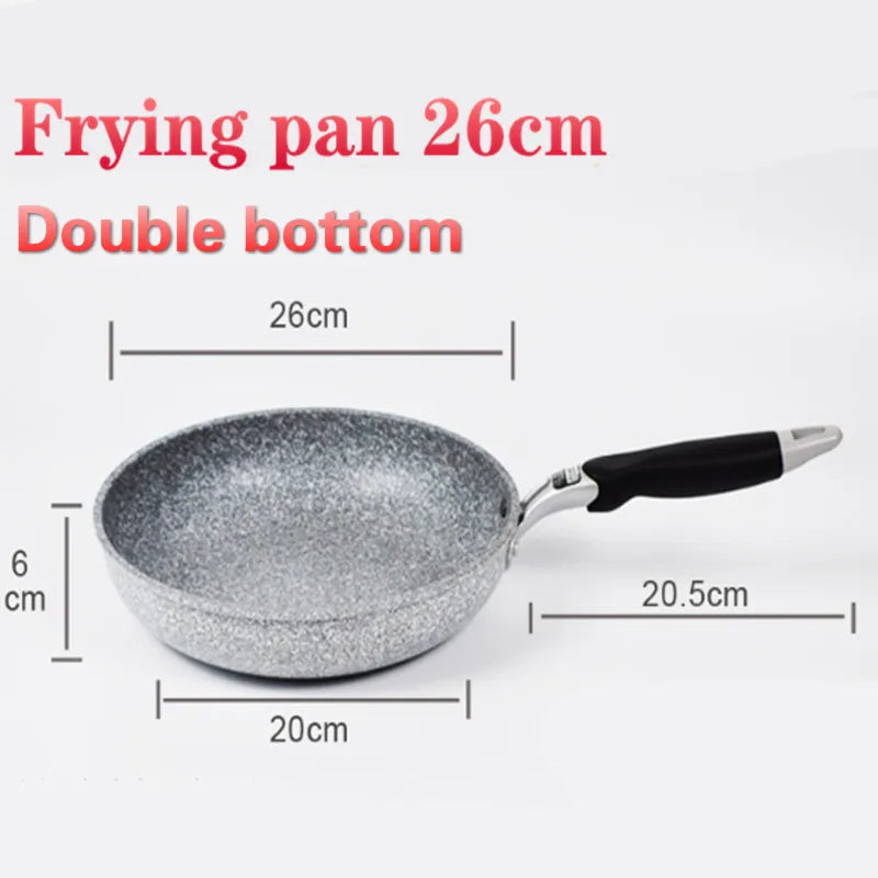 Durable Non-Stick Stone Frying Pan – Premium Ceramic Skillet for Healthy & Effortless Cooking - Willow & Wisk