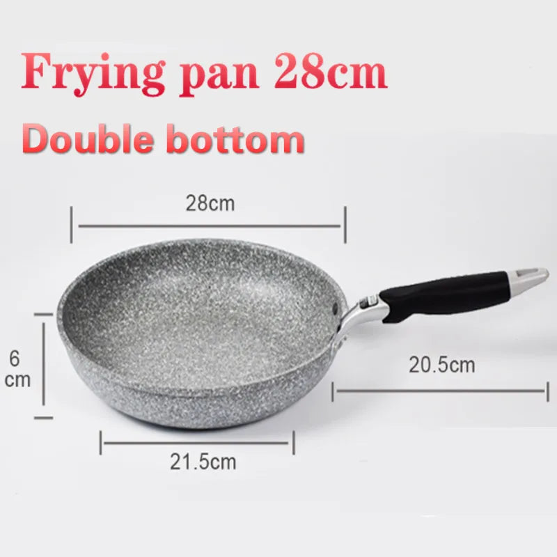 Durable Non-Stick Stone Frying Pan – Premium Ceramic Skillet for Healthy & Effortless Cooking - Willow & Wisk